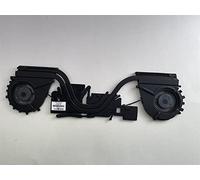 for HP ZBook Studio G3 900285-001 THERMAL Heatsink MODULE DIS 4+4E HP ZBook Studio G3 900285-001 THERMAL Heatsink DIS 4+4E Fan Heath Heatsink Cooling cooler Fan 2x copper for CPU Processor