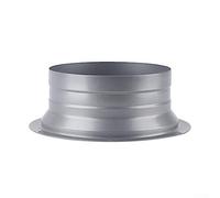 for HPLIVE 100 mm wall flange connector for ventilation pipe, round pipe flange made of aluminium pipe, air ventilation hose connection, exhaust pipe interface