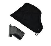 for HPLIVE Black Dust Bag and Air Outlet for 255 Model Miter Saw, Belt Sander Parts Anti-dust Cover Bag with Zipper & Wire Stand, Circular Saws Replacement Accessories