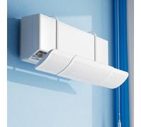 for HPLIVE Retractable Air Conditioning Wind Protection, Wall Mounted Wind Deflector for Air Conditioning, for Families, Offices, Elderly, Babies, Pregnant Women (Base without Filter)
