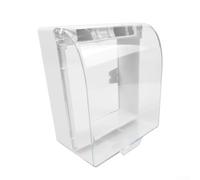 for HPLIVE Waterproof Power Socket Box Cover, Self-Adhesive Thicken 86 Type Switch for PROTECTION, Wall Switch Socket Face Plate Panel Box(Clear)