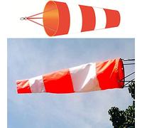 for HPLIVE Windsocks for the garden, windsock for outdoors, Oxford fabric, weatherproof wind sock, red/white, 100 cm