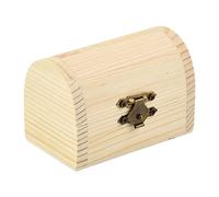 for HPLIVE Wooden Boxes with Lid, for Storage with Metal Clasp, Wooden Chests, Treasure Chest, Jewellery Box, 9 x 5.5 x 5 cm