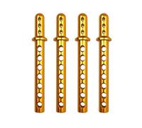 For HSP 862001 94762 62013 1/8 Aluminium Alloy Metal Shell Body Post RC Car Off Road Monster Truck Upgrade Accessories RC Car Upgrade Part(Yellow)