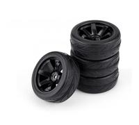 For HSP For HPI For Traxxas For TRX4 For TRX-4 For Tamiya Accessories 4Pcs 65 * 26mm RC Car Tires On Road And Wheel Hex 12mm Tyre