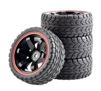 For HSP For Tamiya For HPI For Kyosho For Sakura 94122 94123 For D3 4 For CS For Tt02 9068 4pc 1/10 Car Tires 26 * 64MM Wheel Rubber Tyre Tyre