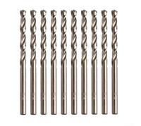 For HSS Cobalt Drill Bits Set 1-5mm Round Shank, 135° Split Point Tip Heat Resistant High Speed Steel for Stainless Steel, Tool Steel, Iron, Aluminum and Other(10PCS 3mm)