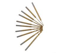 for HSS Drill Bit Set, 10Pcs Engraving Bits with 2.35mm Shank for DIY Resin Jewelry Making, Amber Beeswax Leather Wood Drilling Tools (.6mm-2.2mm)