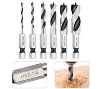for Hss Drill for Stubby Drill Steel Set Having 635mm Quick Change High Shank Hex Speed Steel Short Length Woodworking Bit Bits for Speedy Precision Wood Drilling(2#)