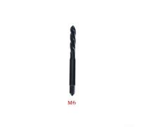 for HSS Machine Screw Thread Spiral Metric Tap Drill Set -M12 Nitriding Treatment Black Hand Tool for Threading Workshop Equipment(M6)
