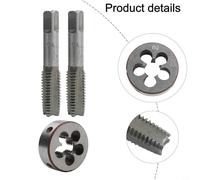 for HSS Tap 14mm x 2mm Metric Taper and Thread Right Hand for M14 x 2 Pitch, 78mm Length, 2 Pack - Compatible with for CNC Metalworking Broach Setup