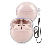 for Huawei FreeBuds 7i Earbuds Case Clear, FJIASTB Transparent TPU Shockproof Protective Cover with Carabiner for Huawei Earbuds (Clear)