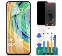 For Huawei Honor X8a 2023 LCD Display For Honor X8a Screen Replacement CRT-LX1, CRT-LX2, CRT-LX3 Touch Digitizer Assembly Repair Kits (Black,Without Frame)