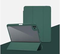 for Huawei MatePad 11 10.95 Inch 2021 Smart Case, Detachable Magnetic Cover,with Clear Transparent Back and Pencil Holder, Auto Sleep/Wake,Dark Green