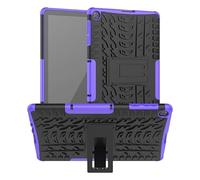 for Huawei MatePad T10s (10.1 Inch) 2020 Shockproof Tablet Case, Hybrid [Tough] Rugged Armor Protective Cover, Tablet Case Cover with Built-in [Kickstand] - Purple