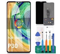 For Huawei P30 LCD Screen For Huawei P30 Screen Replacement For Huawei P30 Display Touch Digitizer ELE-L29, ELE-L09, ELE-AL00 Assembly Repair Parts Kits Can Support FingerPrint(OLED Black No Frame)