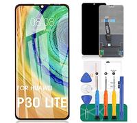 For Huawei p30 lite/nova 4e LCD Screen Replacement Digitizer Glass Assembly Kits?Free tempered film, glue and tools Black.