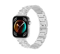 For Huawei Watch Fit 3 Stainless Steel Band For Huawei Watch Fit 4/4 Pro Women Men Metal Bling Bracelet Accessories Accessories(Silver,For fit 4 pro)