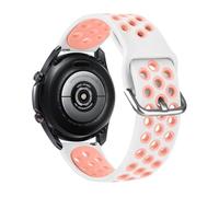 for Huawei Watch GT 5/4/3 Pro 46mm/GT2 Pro/Runner Silicone Replacement Band, 22mm Adjustable Soft Silicone Strap Black/Pink