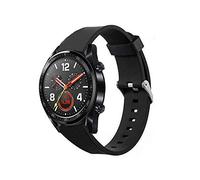 for Huawei Watch GT Band, LvBu Quick Release Classic Silicone Sport Replacement Band for Huawei Watch GT Smartwatch (Black)