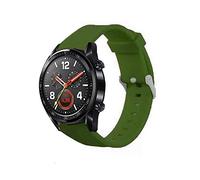 for Huawei Watch GT Band, LvBu Quick Release Classic Silicone Sport Replacement Band for Huawei Watch GT Smartwatch (Green)