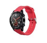 for Huawei Watch GT Band, LvBu Quick Release Classic Silicone Sport Replacement Band for Huawei Watch GT Smartwatch (Red)