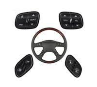 For Hummer H2 2003 2004 2005 2006 2007 4PCS Car Steering Wheel Switch Control Buttons 21997738 21997739 1999442 1999443 Window Control Switch