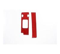 For Hummer H2 2003-2007 Car Accessories Soft Carbon Fiber Red Car Interior Decoration Cover Stickers Trim Fit Auto Interior Gear Shift Panel Trim