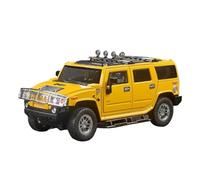 For Hummer H2 Highway 61 SUV 1:18 Die Casting Metal Simulation Car Model Gift(White)