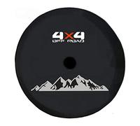 for Hummer Jeep Spare Tire Cover with Camera Hole, Metal Frame, Camera Hole Position Holder, Spare Wheel Protector fit for Wrangler Compass (XL Size: 245/75R17, 255/70R18, 285/70R17)