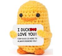 for Husband from Wife, I Love You Duck for Dad,Him,Her, Funny Gifts for Girlfriend Boyfriend Wife Couple,Cute Handmade Crochet Animal Gift for Him Anniversary Birthday Fathers Day