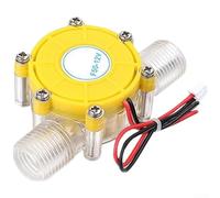 for hydro Generator Water Turbine 5V 12V 80V DC Power Unit Small Voltage Converter for Home Pipe LED Lighting DIY Kit Renewable Energy Portable Charger Low Pressure Metal Housing Transparent(E)