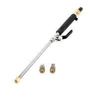 for Hydro Jet for Power Washer Wand with Two Nozzle Options for Efficient Cleaning (Black)