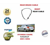 FOR HYUNDAI COUPE HN61 1.6 2.0 2.7 2001-2004 REAR RIGHT SIDE HAND BRAKE CABLE