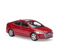 For Hyundai Elantra 1 36 Cool Simulation Model Car Can Be Pulled Back To Open The Door Vehicles Kit(Red)