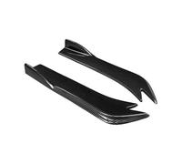 For Hyundai Elantra 2021-2023 Car Rear Bumper Splitters Aprons Trunk Lip Spoiler Canard Wing Diffuser Wrap Angle Exterior Modification(Carbon Fiber Look)