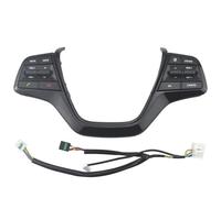 For Hyundai For Elantra 1.6L 2016 2017 2018 Steering Wheel Button Audio Volume Switch Cruise Remote Control Handsfree Steering Wheel Control Button(Piano black)