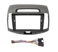 For HYUNDAI For ELANTRA 2006-2011 LHD 9INCH 2DIN Car Radio Frame Stereo Panel CD Trim Installation Kit Dash Car Stereo Facia(Frame an cord)