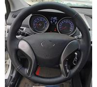 For Hyundai For Elantra 2011-2016 For Avante I30 12-16 Custom Car Steering Wheel Braid Cover Auto Interior Accessories wheel hubs(Orange)