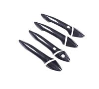for Hyundai for Elantra 2012-2015 2016 ABS Chrome Carbon Black Door Handle Cover Sticker Car Styling Accessories(Style 2)