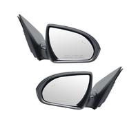For Hyundai For Elantra 2017 2018 2019 2020 7 Pins Side Mirror Assembly Black With Blind Spot Heated Door Mirror Wing Mirror Unit(1 pair)