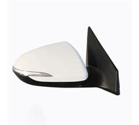 For Hyundai For Elantra 2017 2018 Car Side Rearview Mirror Assembly Auto Heated Exterior Turn Signal Lights Electric Folding Wing Mirror Assembly(8pin Right White)