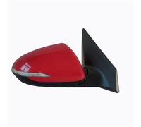 For Hyundai For Elantra 2017 2018 Car Side Rearview Mirror Assembly Auto Heated Exterior Turn Signal Lights Electric Folding Complete Wing Mirrors(8pin Right Red)