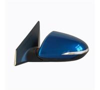 For Hyundai For Elantra 2017 2018 Car Side Rearview Mirror Assembly Turn Signal Lights Electric Folding Heated Car Exterior Side Rearview Mirror Assembly(8pin Left Blue)