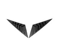 For Hyundai For Elantra 2021-2025 Rear Window Louver Shutter Cover Exterior Trim Vent Scoop Cars Sun Visor(Carbon Fiber LOOK)