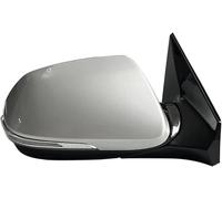 For Hyundai For Grand For Santa Fe XL 2017-2020 Car Side Rearview Mirror Assembly Car wing mirror assembly(Silver,R)