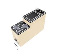 FOR HYUNDAI For Grand For Starex Row Front Railing Box Set General Business Armrest Central Store Business Car(4TH Beige)