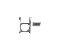 For Hyundai For I30 2024 2025 Carbon Fiber Central Control Cover Front Row Water Cup Frame Trim Car Interior Accessories LHD Car Central Interior(A For Carbon)