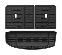 For Hyundai For Palisade 2026 7 Seat Rear Trunk Mat Cargo Liner Car Third Row Backrest Pad(Trunk mat 3pcs)