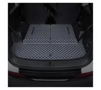 For Hyundai For Santa Fe 2019-2023 6 Seats Leather Car Trunk Mat Anti-dirty Storage Pad Cargo Cover Accessories Boot Liners Protector(Black beige A)